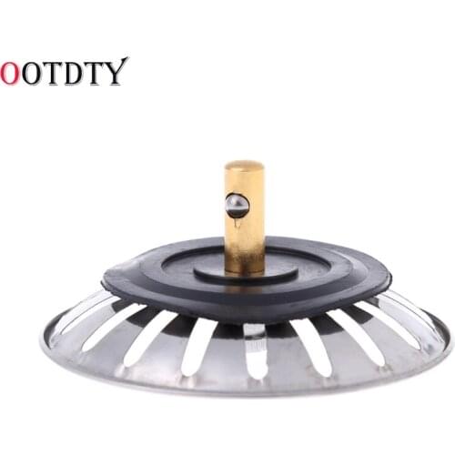 OOTDTY 2018 Fashion Kitchen Waste Stainless Steel Sink Strainer Plug Drain Filter Stopper Basket Drainer