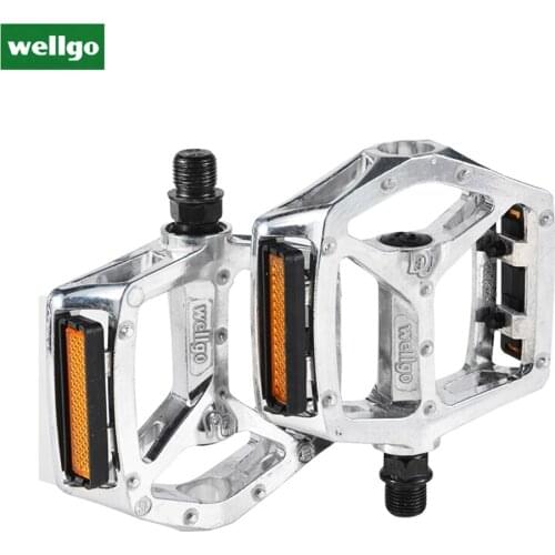 Wellgo B249 Mountain Bike Pedals Ultralight Aluminum Alloy DU Bearing Bicycle Pedal Genuine Lightweight Bike Parts Accessories