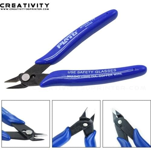 PLATO 170 Electrical Wire Cable Cutters Cutting Side Snips Flush Pliers Nipper Anti-slip Rubber Mini Diagonal Pliers Hand Tools