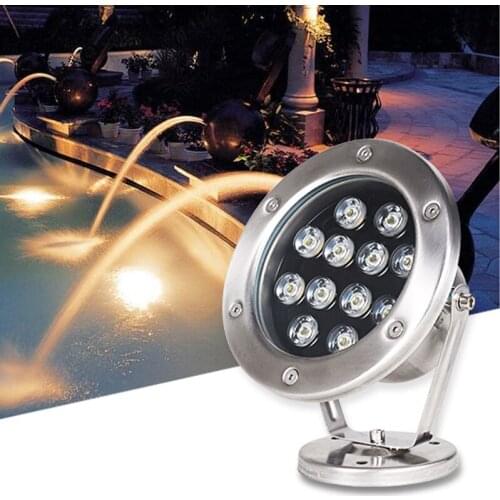 Pop Sale Led fountain light 6w 9w 12w 18w Led Pool Light Free AC12V AC24V Underwater Lights Fountains Waterproof Ip68