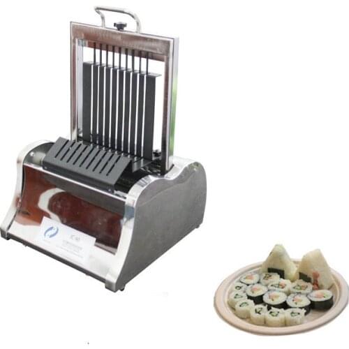 Manual Rice Ball Cutting Machine 8/10 Segment Commercial Sushi Roll Cutter for Sushi Restaurant Free Shipping