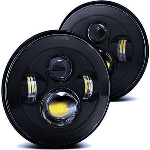 Universal 7 Inch Round Led Motorcycle Headlight Road King Headlamp Off Road Driving Auto Lighting System Combo Hi/Low Beam