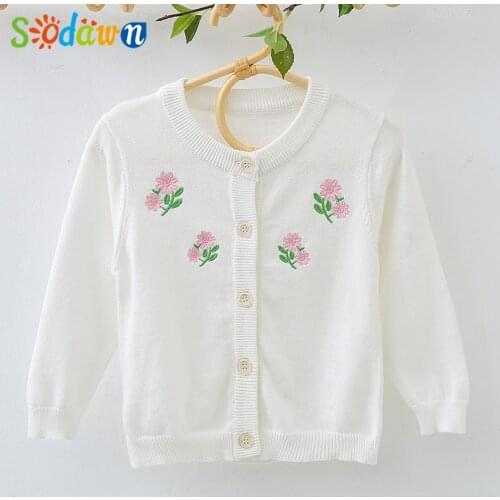 Sodawn Spring Autumn Clothes Knitted Jacket For Girls Clothes For Newborns Sweater Baby Girl Clothes Boy Coat