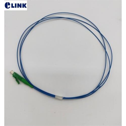 100pcs LC/APC fiber optic pigtails SM 0.9mm 1mtr 1.5mtr 2.0mtr blue cable green connector LC APC IL