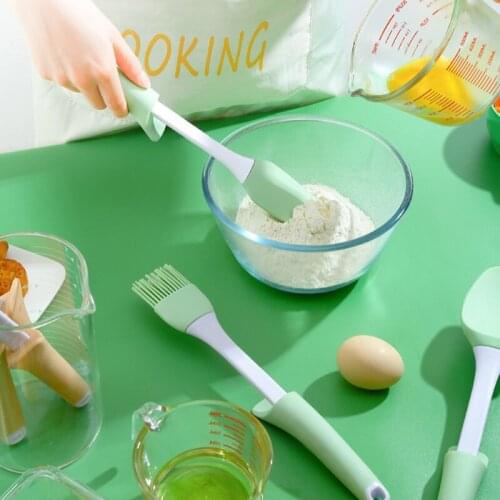 1PC Silicone Spatula Barbecue Brush Kitchen Baking Tools Butter Spatula Silicone Oil Brush Cream Spatula Kitchen Tools