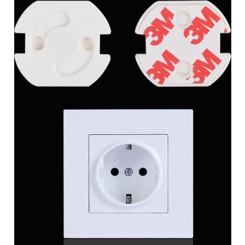 10pcs/set Round Hole Power Socket Insulation Protection Protective Cover Anti-electric Shock Plug Baby Safety Products