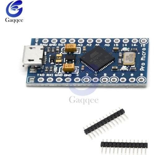 ATmega32U4 5V Pro Micro 16MHz Replace ATmega328 For Arduino Pro Mini With 2 Row Pin Header For Leonardo Mini Usb Interface