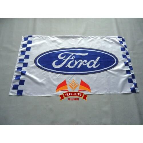 For ford car racing flag,90*150CM polyester ford banner