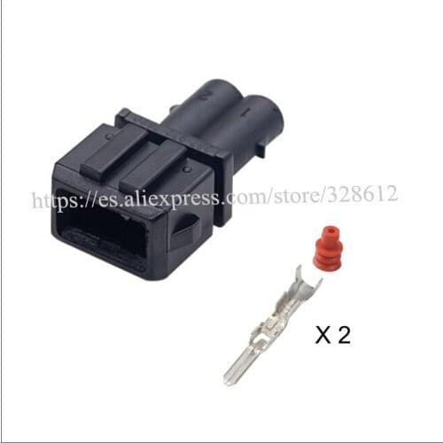 DJ7024-3.5-11 car wire male cable Waterproof sheath 2 pin connector automotive Plug socket include terminal and seal