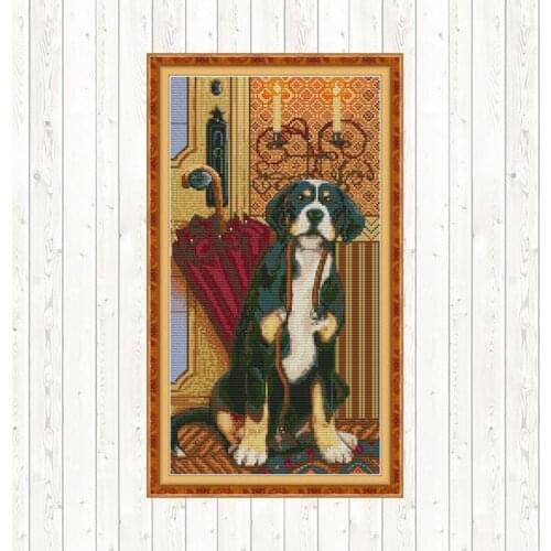 Ready To Go Out Counted Dmc 14ct 11CT Cross Stitch Needlepoint DIY Embroidery Needlework Sets Wall Home Decor Cross Stitch Kits