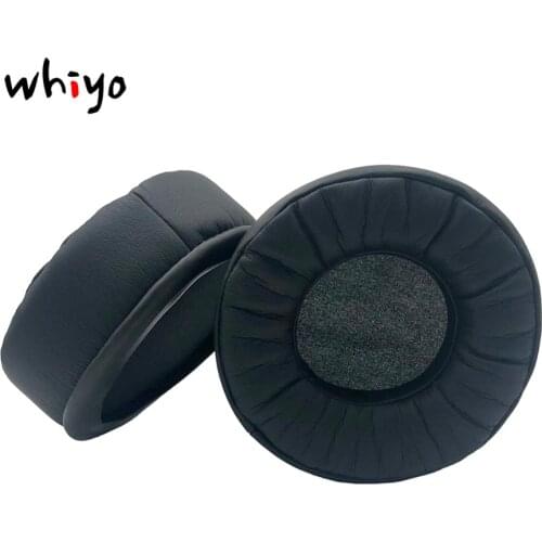1 Pair of Protein Leather Ear Pads Cushion Cover Earpads Replacement for Sennheiser HD205II HD215 HD225 HD440 Headphone HD