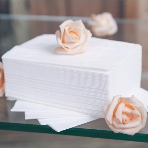 Handkerchief Paper Kitchen Towel Smooth Tissue Set Three Layer Thickness Wood Pulp Rolling Napkin Primary Wood Pulp 6 bags/set