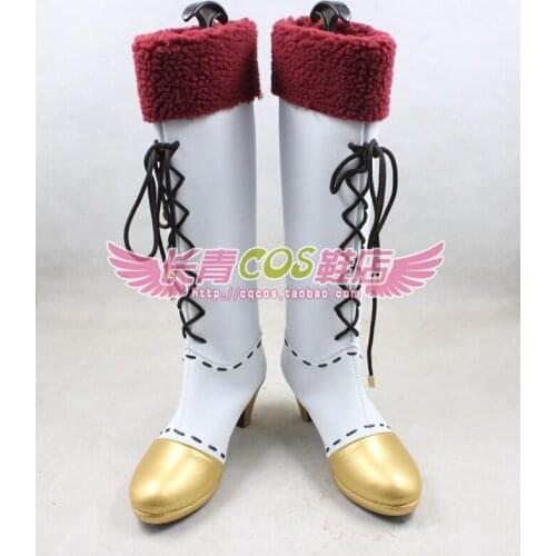 Lovelive! Kotori Minami Red And White Girls Cosplay Shoes Boots C006