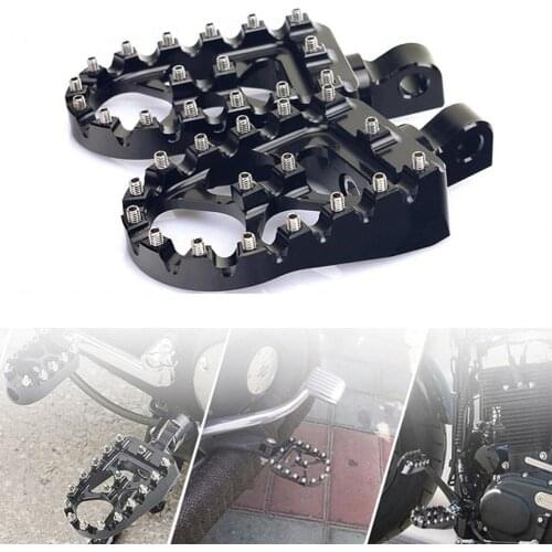 Motorcycle MX Style Footrests Foot Peg Pedals Motorbike Modification Accessory