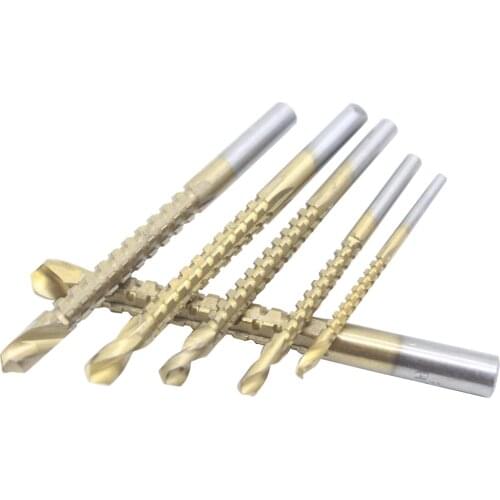 PROFESSIONAL 6PC DRILL BIT SET WOODWORKING HOLE SAW SET WOOD HOLE SAW CARPENTRY WOOD WORK DRILL BITS 3MM 4MM 5MM 6MM 6.5MM 8MM