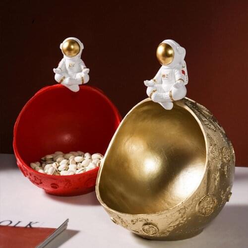 Simple And Creative Astronaut Model Tissue Box Key Storage Living Room Tea Table Household Drawer Desktop Storage Decoration