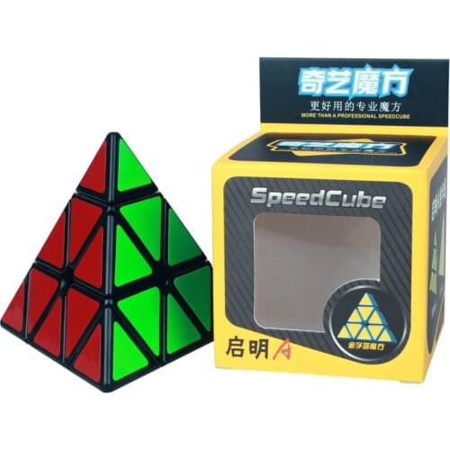 QIYI Pyramid Magic Speed Cubing Puzzle Professional Cube QiYi Pyramidcube Educational Christmas Toys For Kids Adult