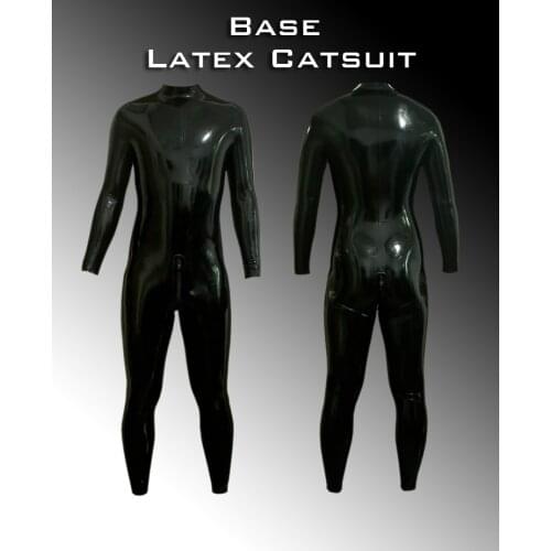 RD812)Luxury Custom Top quality 100% natural latex full body rubber zentai catsuit fetish wear