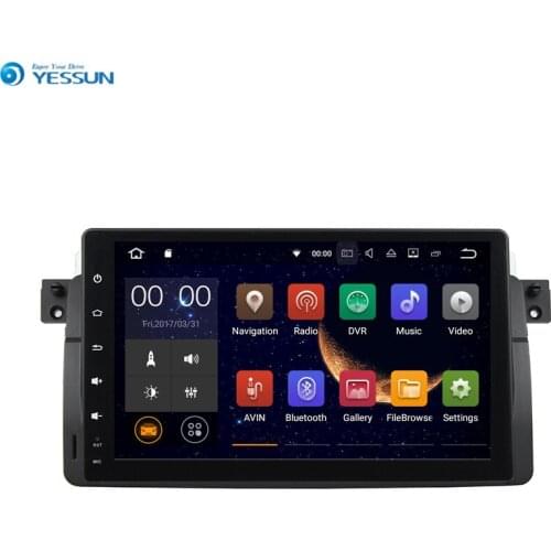 Yessun For BMW E46 / M3 1998~2005 Android Multimedia Player System Car Radio Stereo GPS Navigation Audio Video With AM/FM