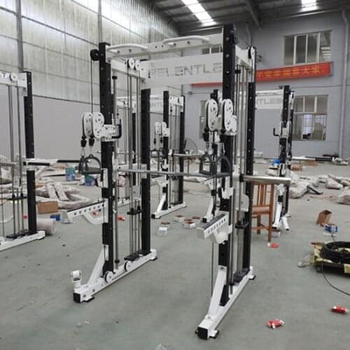 Smith Commercial Comprehensive Training Frame Frame Gantry Fitness Barbell Rack Bench Press Comprehensive Training Equipment