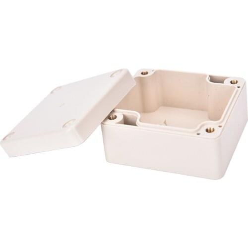 1PCS White Waterproof Plastic Enclosure Box Electronic Project Instrument Case Outdoor Junction Box Housing 65*58*35mm