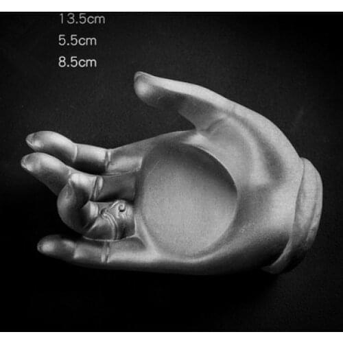 3D Flower Pot Cup Coaster Cement Mold Desktop Decorating Craft Clay Mould Concrete Soap Tray Silicone Molds