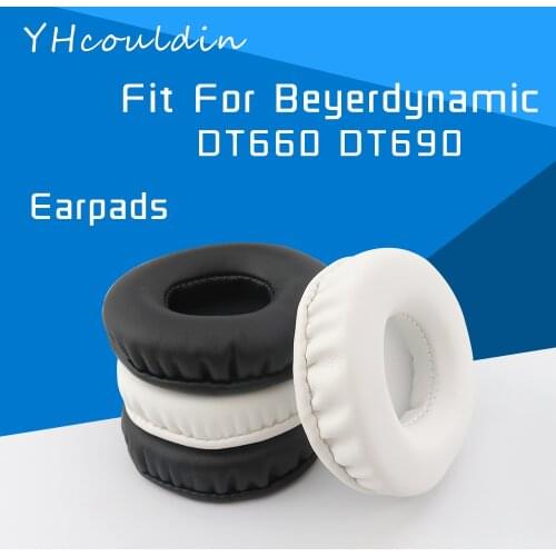 YHcouldin Earpads For Beyerdynamic DT660 DT690 Headphone Accessaries Replacement Leather