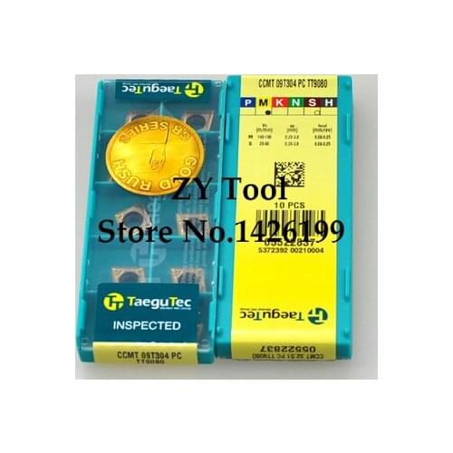 Free shopping! 10PCS CCMT09T304 PC TT9080 lathe cutting tools CNC blade alloy carbide cutting tool carbide inserts