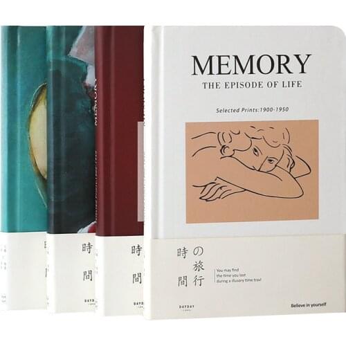 Hardcover Time Travel Series Life Log Diary Vintage Literature And Art Notebook Gift Stationery School Office Supplies