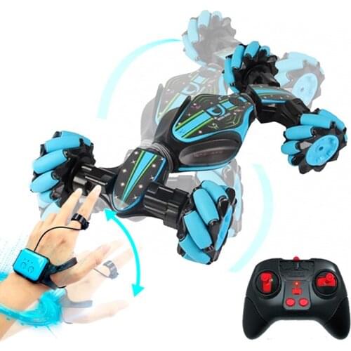 Gesture Sensing Stunt Remote Control RC Car Childrens Light Music Twisting Car Deformation Climbing Off-road Vehicle Model