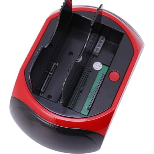 Dual 2.5"/3.5" IDE SATA HDD Hard Drive Disk Holder Base Dock Docking Station