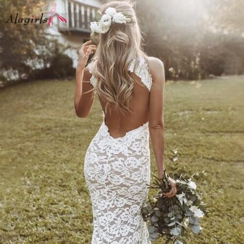 Elegant Mermaid Wedding Dress 2021 Backless Lace Wedding Dresses For Bridal Court Train Wedding Gown Bridal Dress
