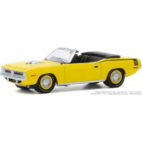 GreenLight 1:64 1970 Plymouth HEMI Cuda Conv boutique alloy car toys for children kids toys Model original box