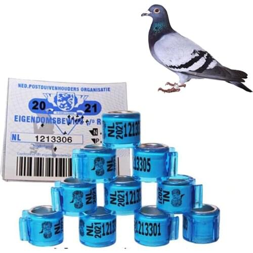 2pcs Pigeons Rings Identification Ring Pigeon Foot Ring with Certificate Durable Pheasant Foot Ring Multicolor Bird Ducks Tools