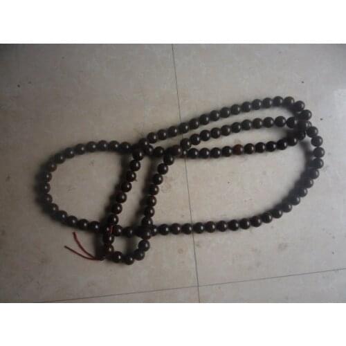 Collection Qing Dynasty horn bead necklace/ jewelry,Ward off evil spirits,Free shipping
