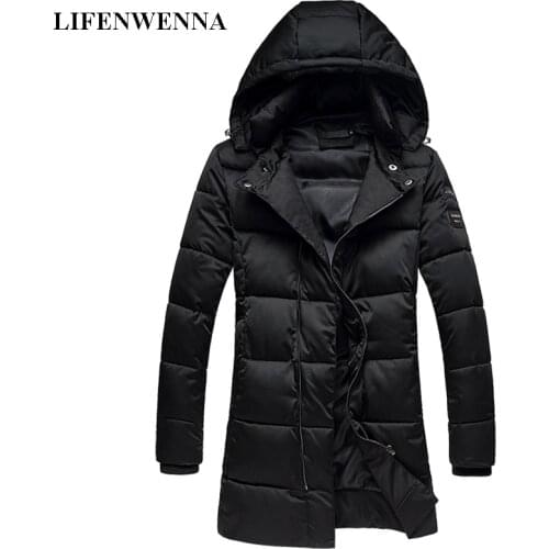 Li Fen Wen Na Men's Long Parkas