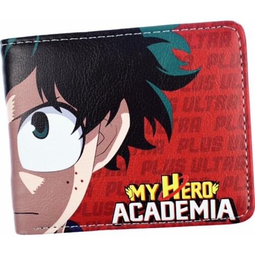 Hot Sell My Hero Academia Wallet With Card Holder Coin Pocket