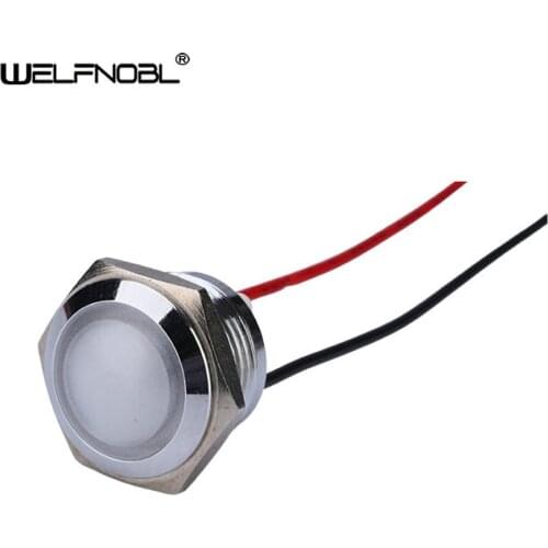 16mm Mini star Ready Stock metal Accessory Set Indicator lights waterproof 12V Power Signal Lamp