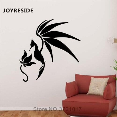 JOYRESIDE Flying Bird Wall Decal Flower Birds Wall Sticker Animal Vinyl Decor Home Livingroom Art Decor Interior Design A1048