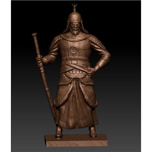 New 3D model for 3D relief sculpture cnc machine in STL format Yi Sun-sin general