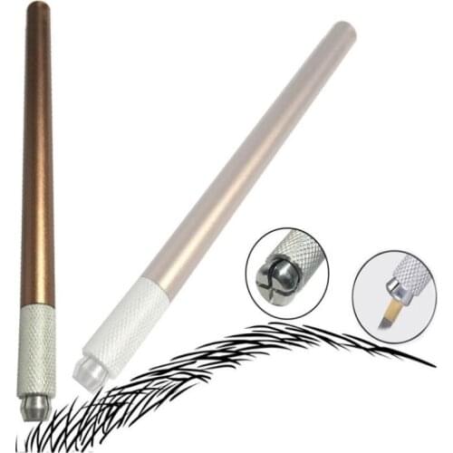 New Microblading Pen Tattoo Machine Permanent Makeup Eyebrow Tattoo Manual Pen Stainless Steel Tattoo Manual Pen Levert Dropship