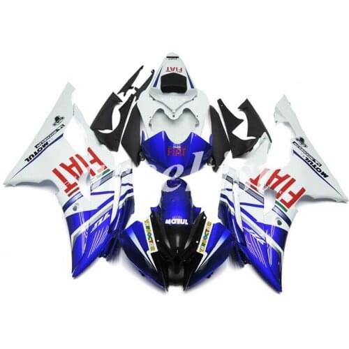 New ABS Injection Mold Fairings Kit Fit for YAMAHA YZF-R6 2008 - 2016 2008 2009 2010 2011 2012 2013 2014 2015 2016 blue white