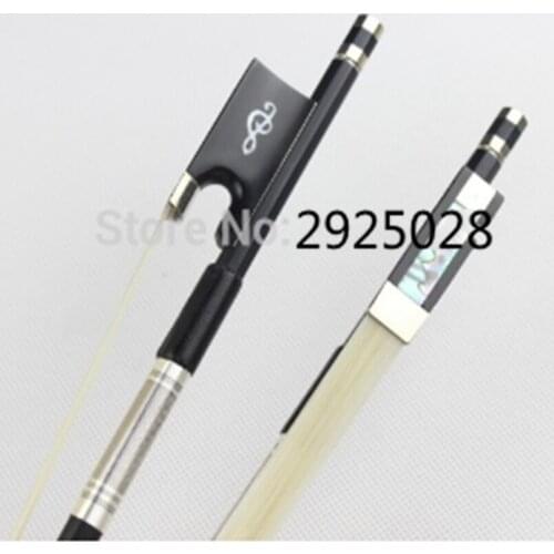 New black Carbon fiber violin bow 4/4 size, professional bow Free Shipping