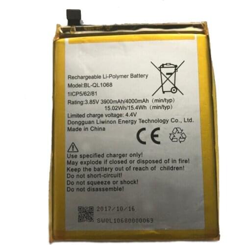 GeLar 3.85V 3900mAh Original Replacement battery For Mobile Phone BL-QL1068 Battery