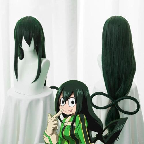 Asui Tsuyu Froppy Wig Boku No Hero Academia Cosplay Wig Anime My Hero Academia Cosplay Hair Green Wigs Asui Tsuyu