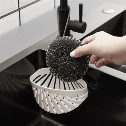 Home Sponge Storage Bag Kitchen Basket Sink Rack Home Hanging Portable Drain Bag Bath Storage Tools Soap Sponge Drain Rack