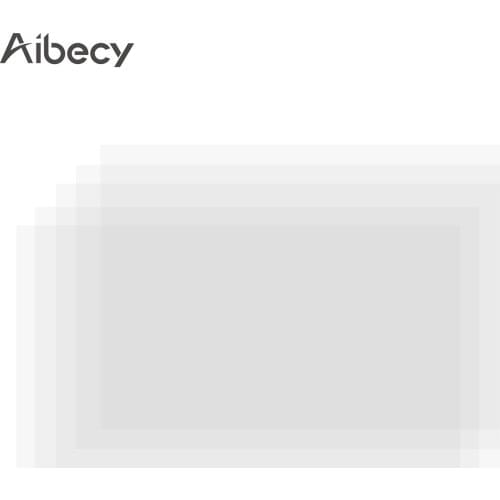 Aibecy 5pcs Professional Light-Curing FEP Release Film Sheet High Transmittance Heat Resistant for SLA DLP Resin 3D Printer