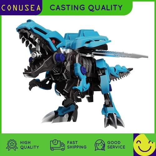DIY Assembled Electric Dinosaur Model Toys Building Blocks Robot Tyrannosaurus Animal Blocks Educational Toys for Children Gift