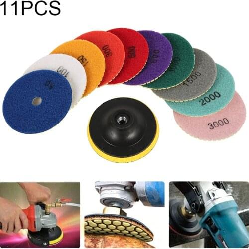 Fine Diamond Powder Pad Polisher Sticky Disk Floor Sanding Waxing Tools Water Mill for Renovation of Concrete Floors
