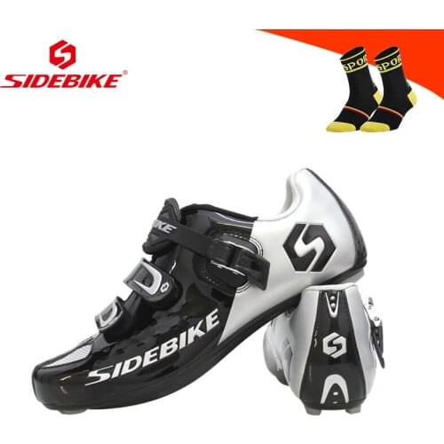 SIDEBIKE Cycling Shoes Road Women Men Sapatilha Ciclismo Self-locking Breathable Outdoor Sport Athletic Riding Bicycle Sneakers